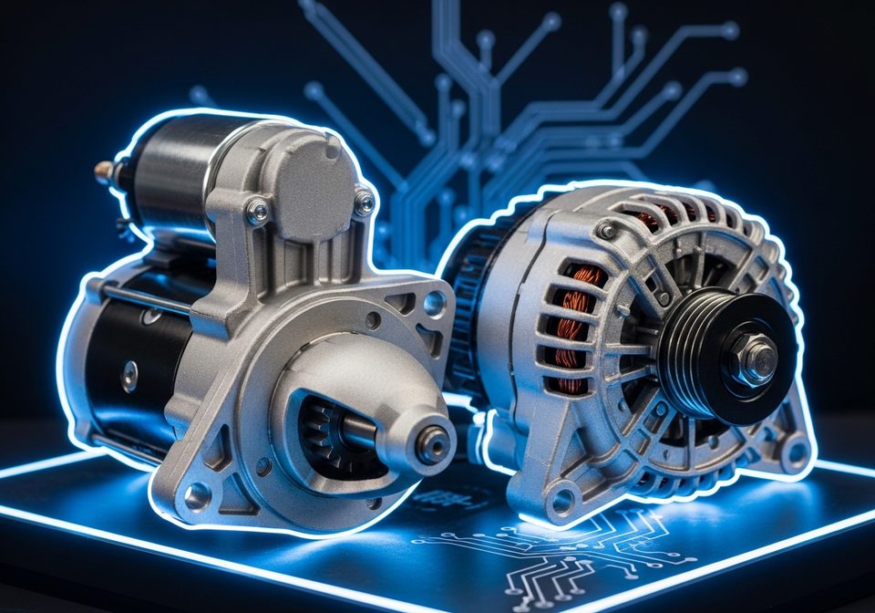 Componentes elétricos automotivos